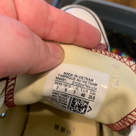 Converse size woman 9, men 7 - Picture 5 of 5